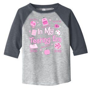 In My Testing Era Teachers Student Rock Testing Day Toddler Fine Jersey T-Shirt