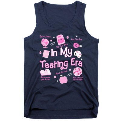 In My Testing Era Teachers Student Rock Testing Day Tank Top