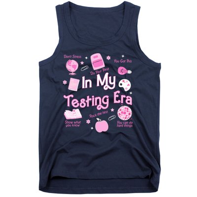 In My Testing Era Teachers Student Rock Testing Day Tank Top