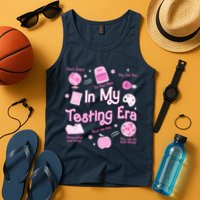 In My Testing Era Teachers Student Rock Testing Day Tank Top