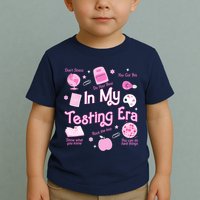 In My Testing Era Teachers Student Rock Testing Day Toddler T-Shirt