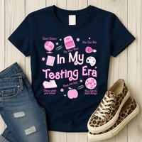 In My Testing Era Teachers Student Rock Testing Day Womens T-Shirt