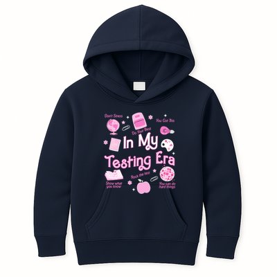 In My Testing Era Teachers Student Rock Testing Day Kids Hoodie