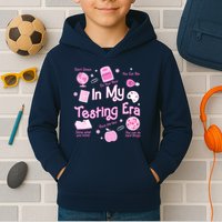 In My Testing Era Teachers Student Rock Testing Day Kids Hoodie