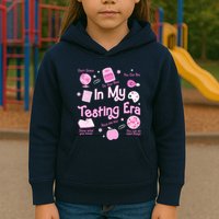 In My Testing Era Teachers Student Rock Testing Day Kids Hoodie