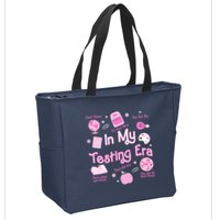 In My Testing Era Teachers Student Rock Testing Day Zip Tote Bag