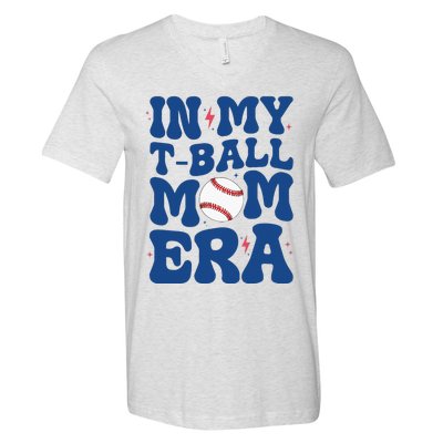 In My Tball Mom Era Tball Mom MotherS Day V-Neck T-Shirt