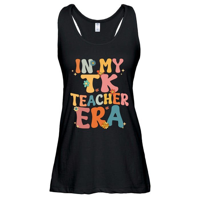 In My TK Teacher Era Retro Groovy Back To School TK Teacher Ladies Essential Flowy Tank