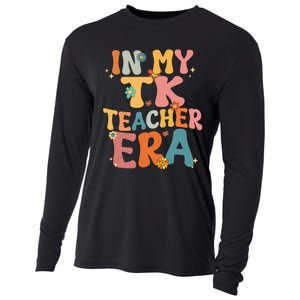 In My TK Teacher Era Retro Groovy Back To School TK Teacher Cooling Performance Long Sleeve Crew