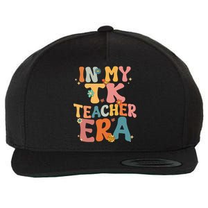 In My TK Teacher Era Retro Groovy Back To School TK Teacher Wool Snapback Cap