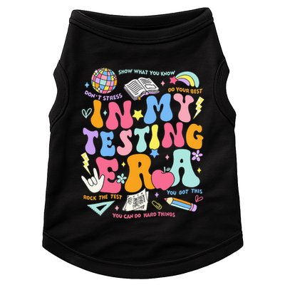 In My Testing Era Teachers Student Rock The Test Doggie Tank