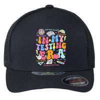In My Testing Era Teachers Student Rock The Test Flexfit Unipanel Trucker Cap