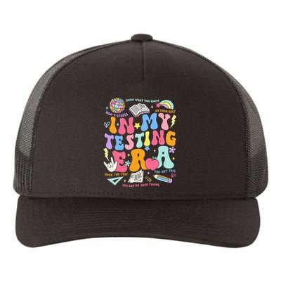 In My Testing Era Teachers Student Rock The Test Yupoong Adult 5-Panel Trucker Hat