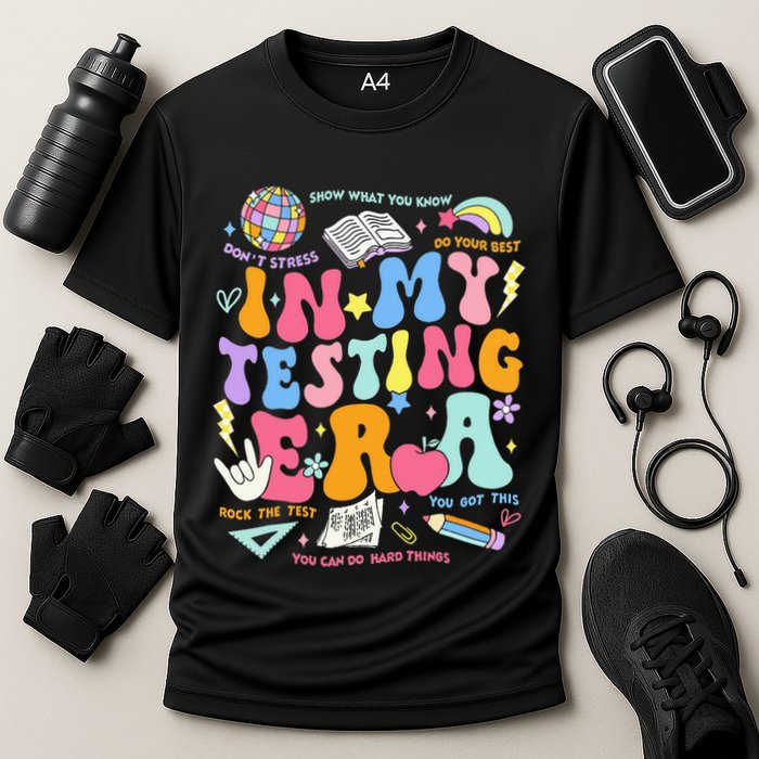 In My Testing Era Teachers Student Rock The Test Performance Shirt