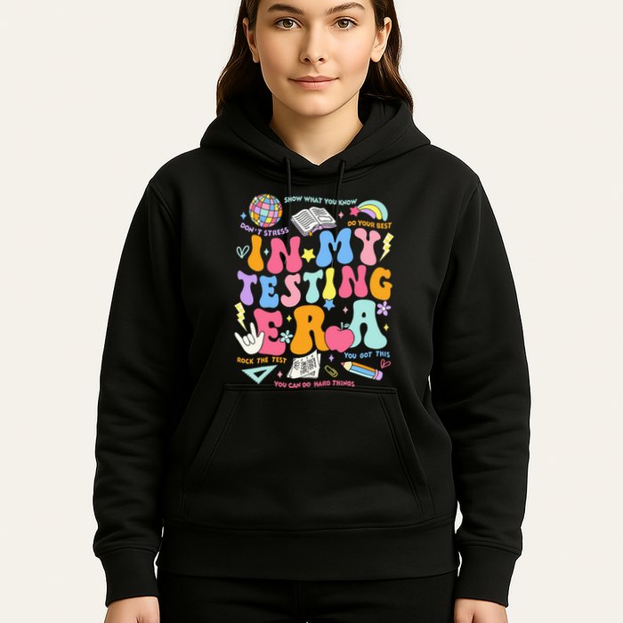 In My Testing Era Teachers Student Rock The Test Hoodie