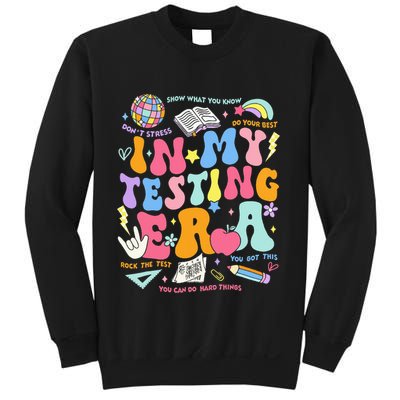 In My Testing Era Teachers Student Rock The Test Sweatshirt