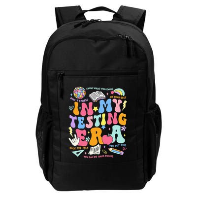 In My Testing Era Teachers Student Rock The Test Backpack