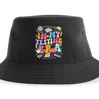 In My Testing Era Teachers Student Rock The Test Sustainable Bucket Hat