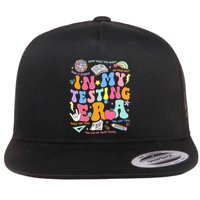 In My Testing Era Teachers Student Rock The Test Flatbill Hat