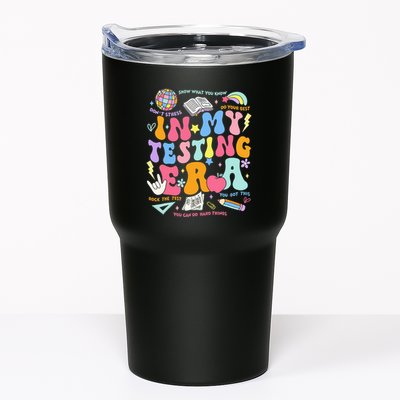 In My Testing Era Teachers Student Rock The Test Tumbler