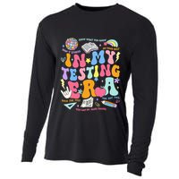 In My Testing Era Teachers Student Rock The Test Cooling Performance Long Sleeve Crew