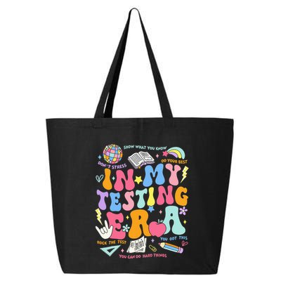 In My Testing Era Teachers Student Rock The Test 25L Jumbo Tote
