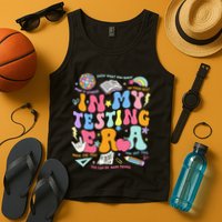In My Testing Era Teachers Student Rock The Test Tank Top