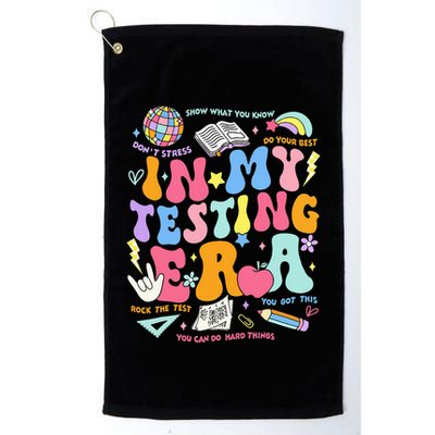 In My Testing Era Teachers Student Rock The Test Golf Towel