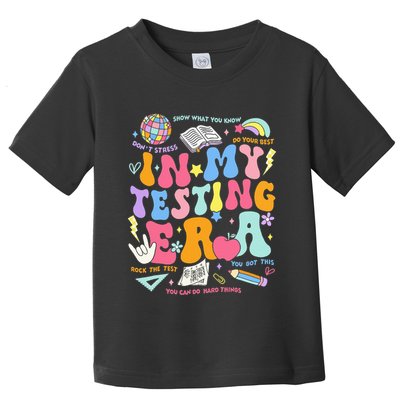 In My Testing Era Teachers Student Rock The Test Toddler T-Shirt
