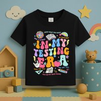 In My Testing Era Teachers Student Rock The Test Toddler T-Shirt