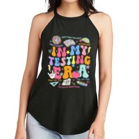 In My Testing Era Teachers Student Rock The Test Women's Perfect Tri Rocker Tank