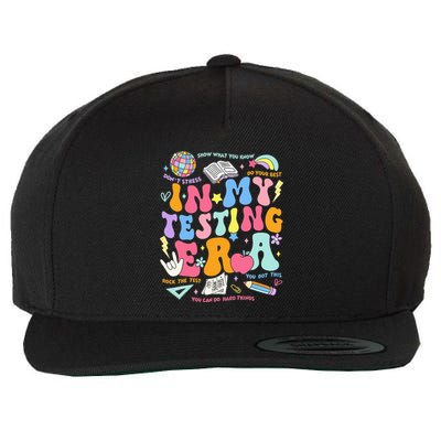 In My Testing Era Teachers Student Rock The Test Wool Snapback Cap