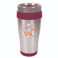 In My Testing Era Teachers Student Rock The Test 16oz Travel Tumbler