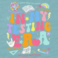In My Testing Era Teachers Student Rock The Test Sueded Cloud Jersey T-Shirt