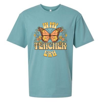 In My Teacher Era Back To School Teacher Appreciation Sueded Cloud Jersey T-Shirt