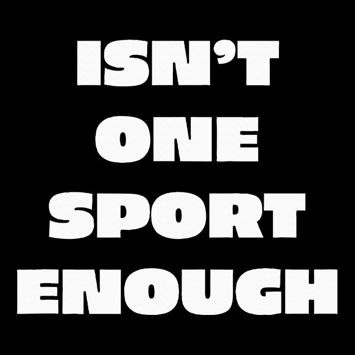 I.R.O.N M.A.N Triathlon Isnt One Sport Enough Support Crew Flat Bill Trucker Hat