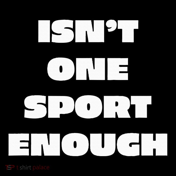 I.R.O.N M.A.N Triathlon Isnt One Sport Enough Support Crew Women's Crop Top Tee