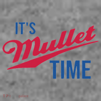 It's Mullet Time, Funny Redneck Mullet 7-Panel Snapback Hat