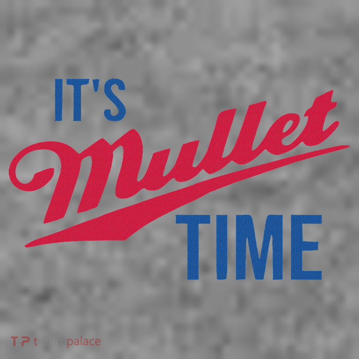 It's Mullet Time, Funny Redneck Mullet 7-Panel Snapback Hat
