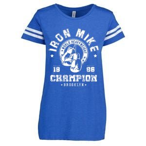 Iron Mike Tyson World Heavyweight Champion Enza Ladies Jersey Football T-Shirt