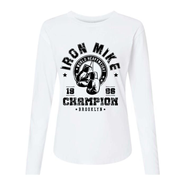 Iron Mike Tyson World Heavyweight Champion Womens Cotton Relaxed Long Sleeve T-Shirt