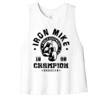 Iron Mike Tyson World Heavyweight Champion Women's Racerback Cropped Tank