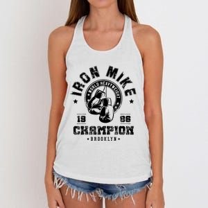 Iron Mike Tyson World Heavyweight Champion Women's Knotted Racerback Tank