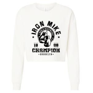 Iron Mike Tyson World Heavyweight Champion Cropped Pullover Crew