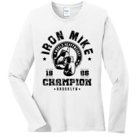 Iron Mike Tyson World Heavyweight Champion Ladies Long Sleeve Shirt