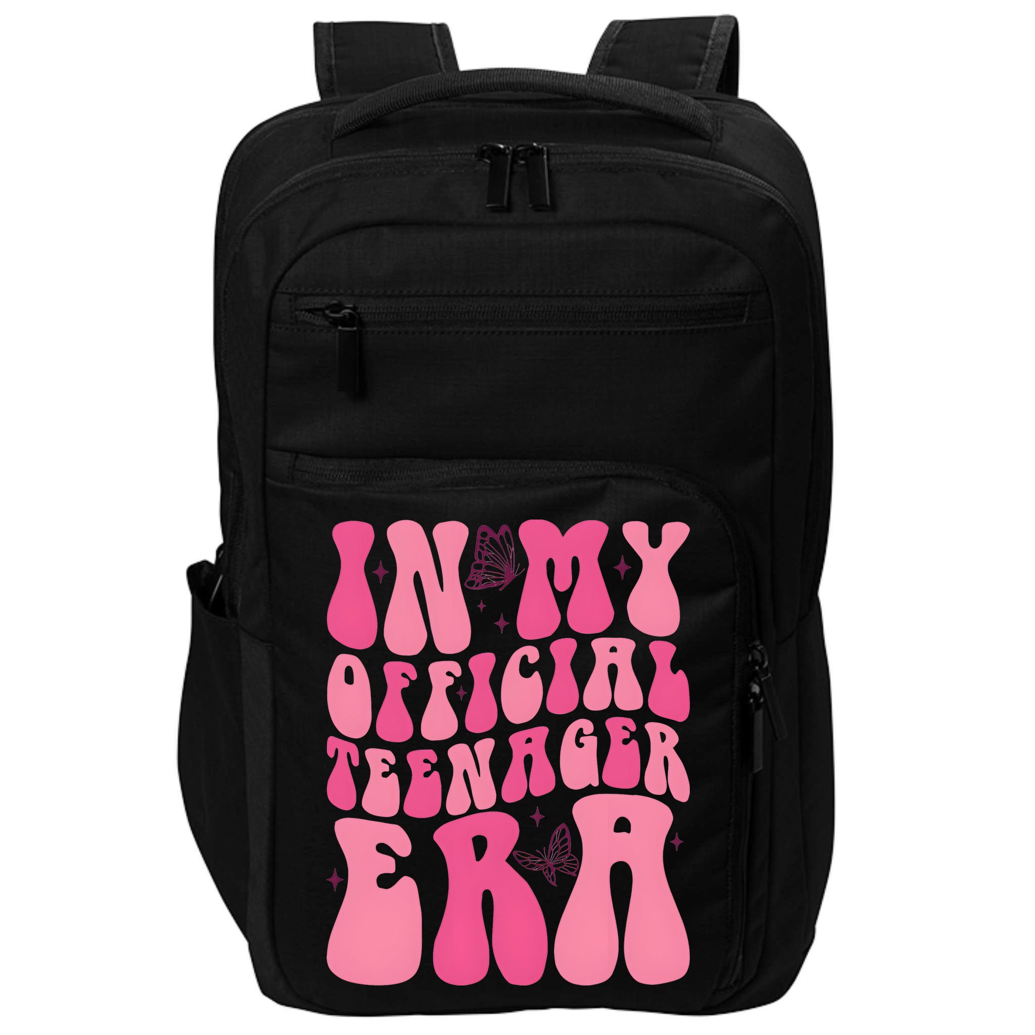In My Teenager Era 13th Birthday Impact Tech Backpack