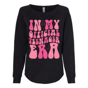 In My Teenager Era 13th Birthday Womens California Wash Sweatshirt