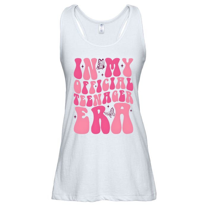 In My Teenager Era 13th Birthday Ladies Essential Flowy Tank