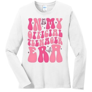 In My Teenager Era 13th Birthday Ladies Long Sleeve Shirt