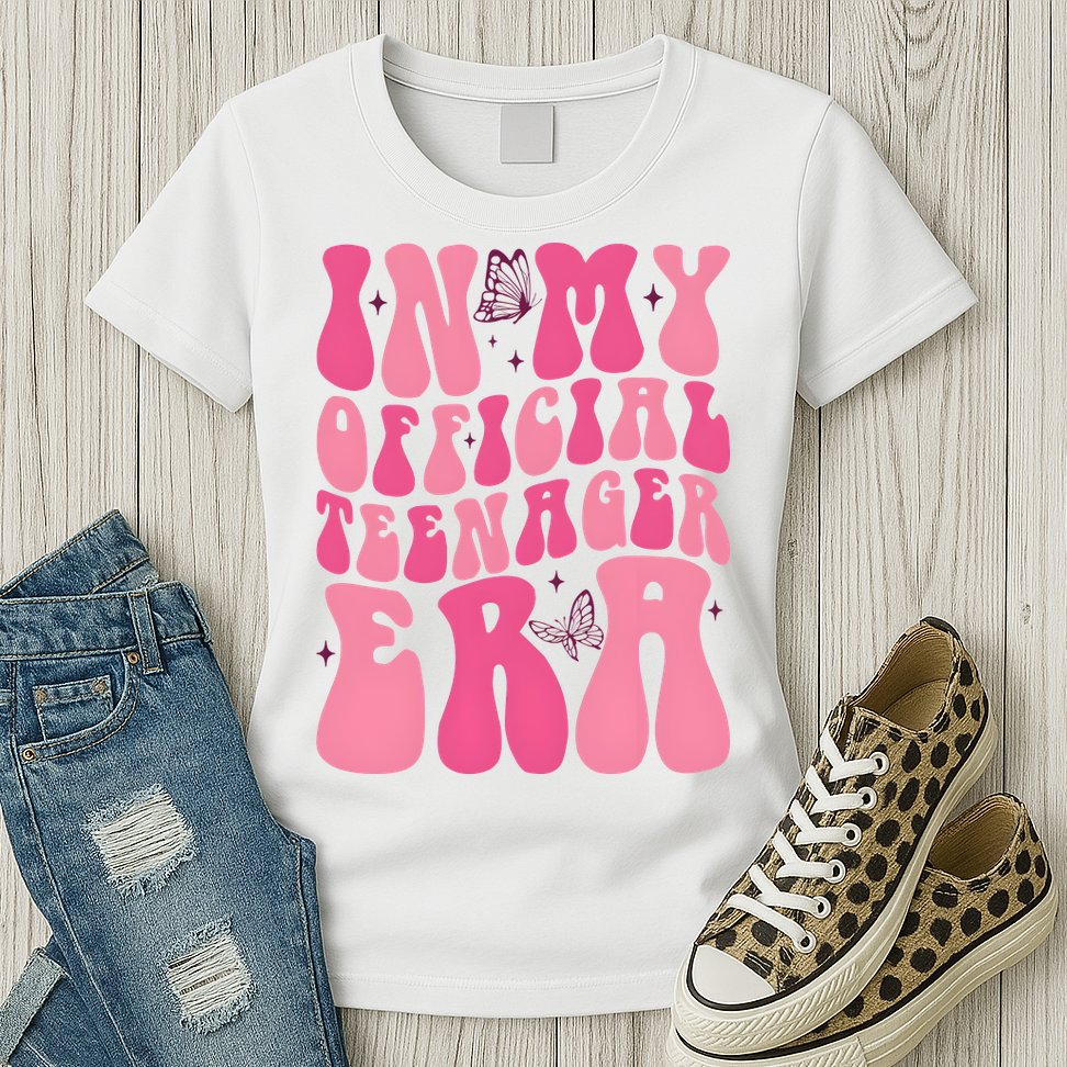 In My Teenager Era 13th Birthday Womens T-Shirt